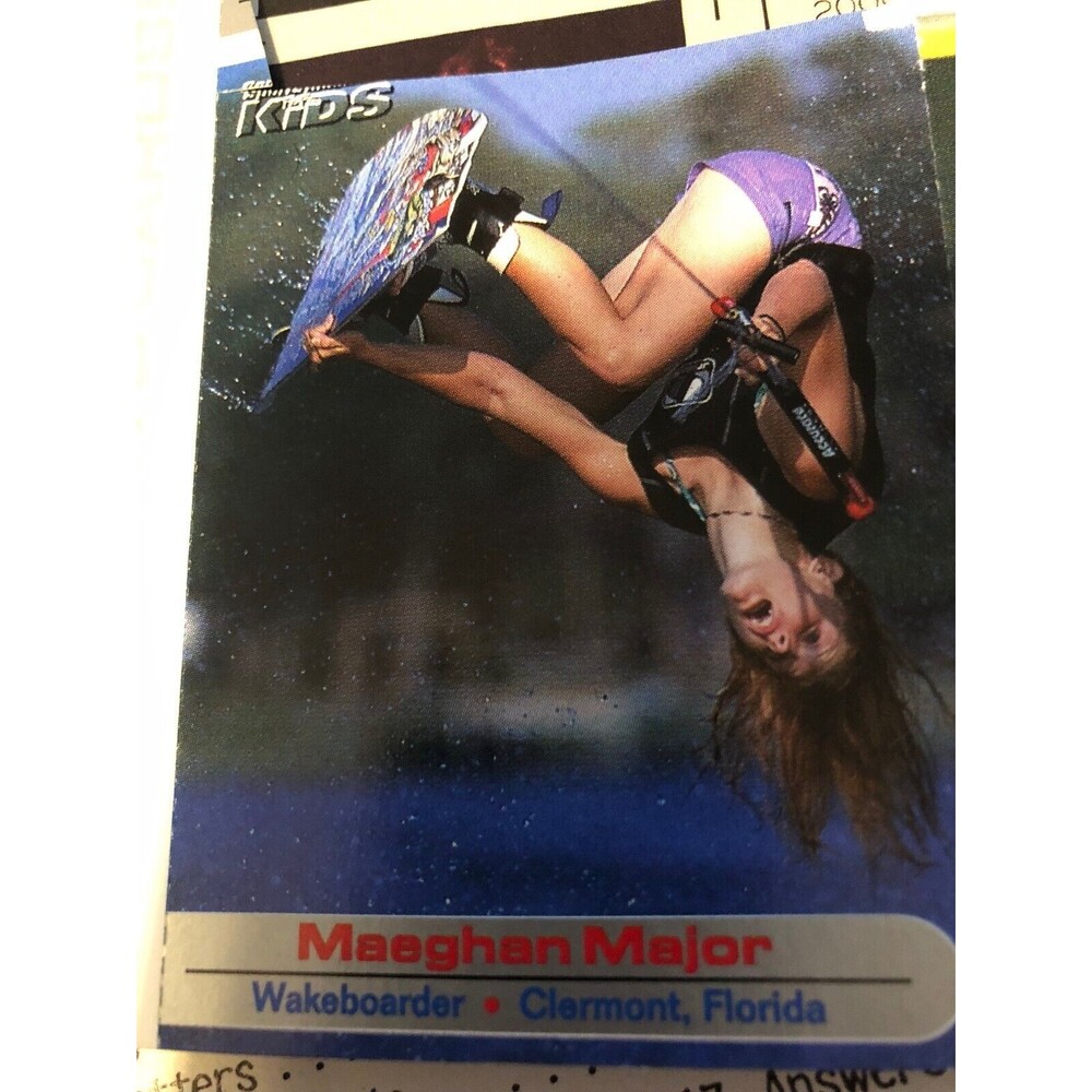 1999 Sports Illustrated Si for Kids Wakeboarder Maeghan Major RC card #79